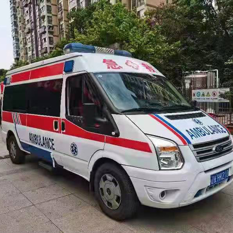 揭西长途救护车护送病人返乡